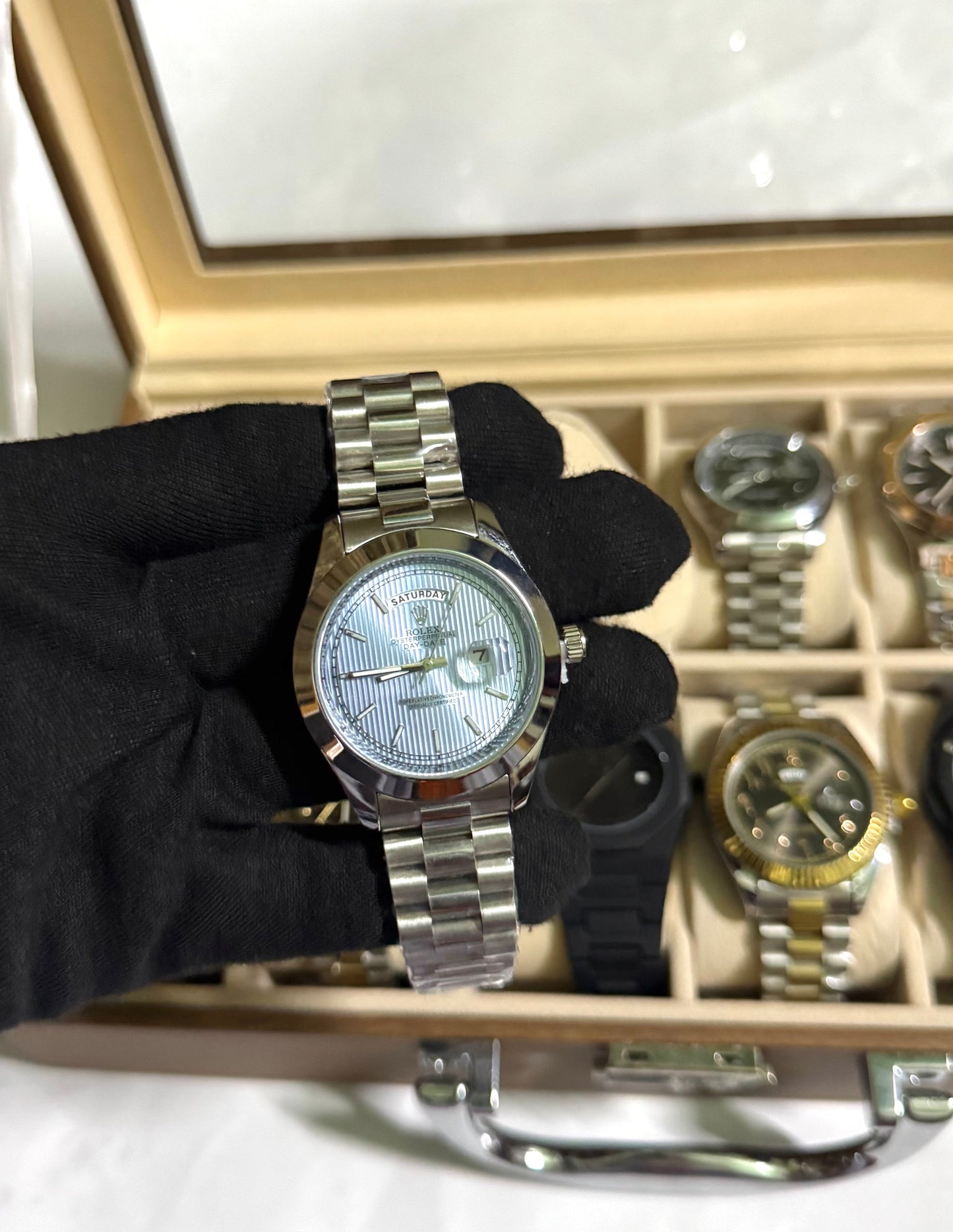 Rolex Day-Date 40mm Ice Blue