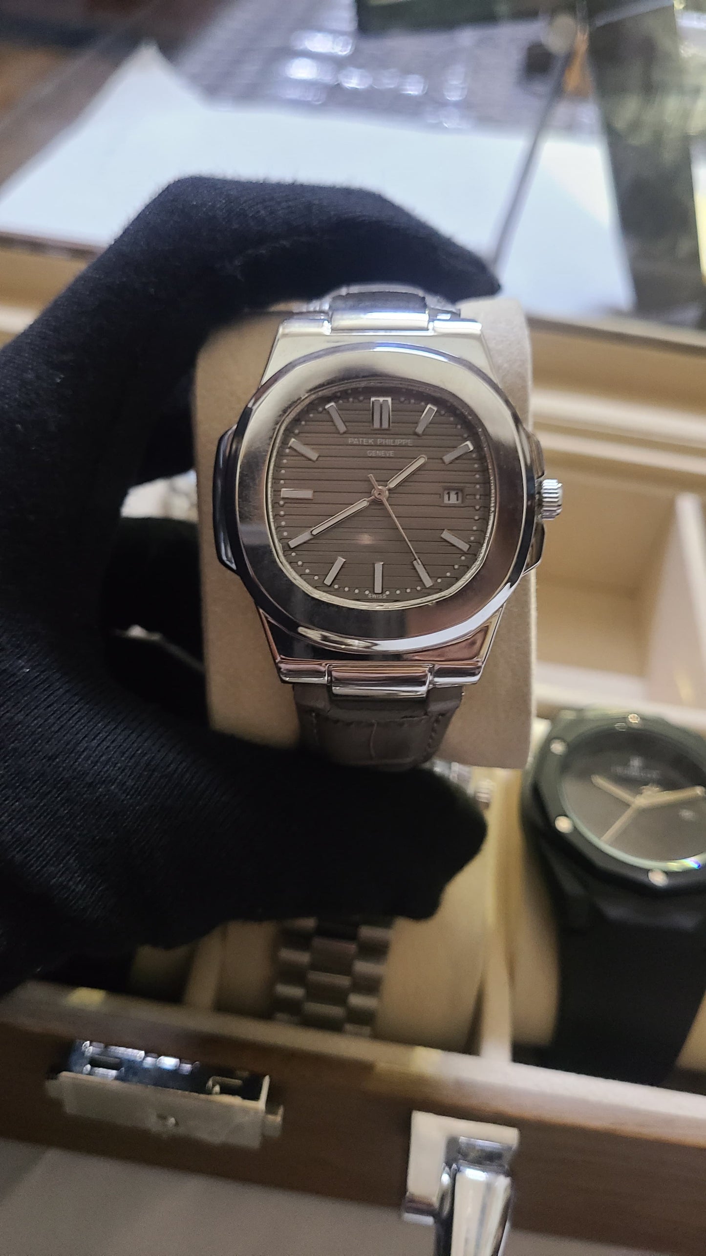 Patek Phillippe Nautilus Leather Strap