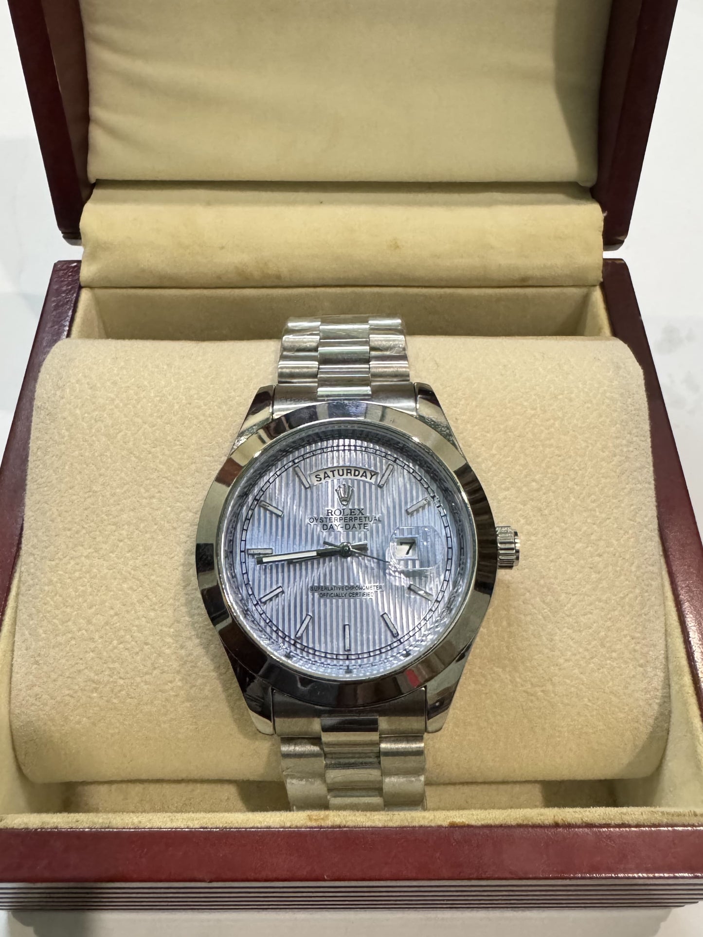 Rolex Day-Date 40mm Ice Blue